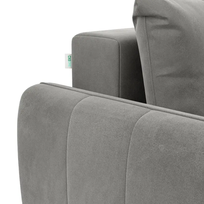 СЧАСТЛИВЫЙ ДЕНЬ Диван прямой, серый