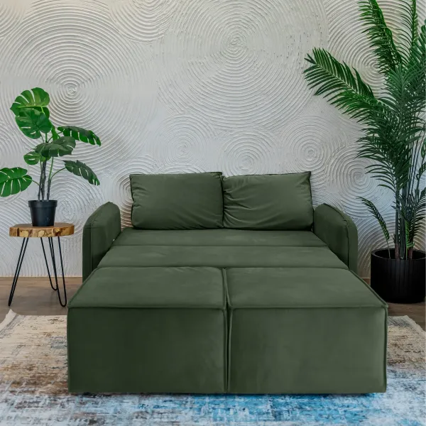 ПОРТЛЕНД МИНИ Диван прямой зеленый