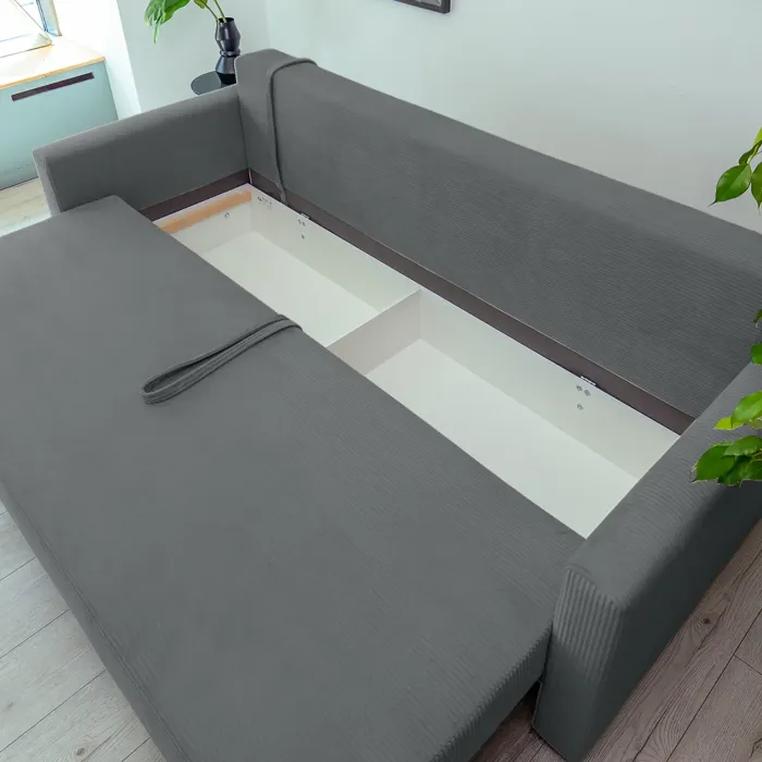 РИМИНИ Диван прямой Cilium графитовый