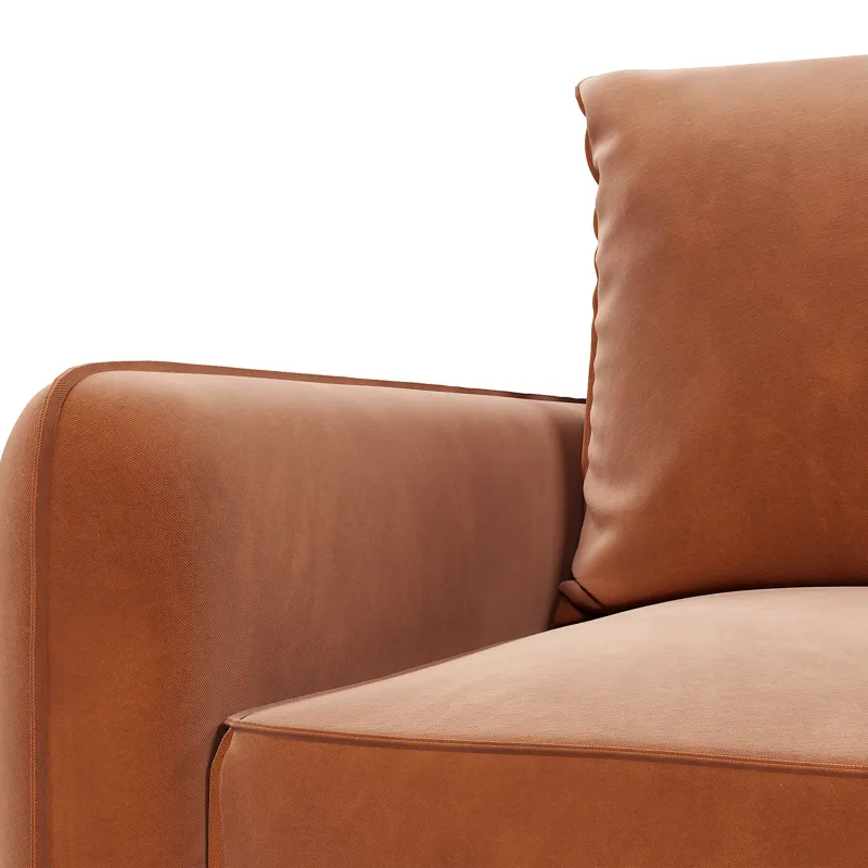 ПОРТЛЕНД Диван угловой терракотовый ПОРТЛЕНД Диван угловой терракотовый