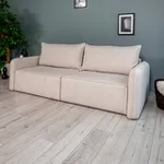 ПОРТЛЕНД Диван прямой светло-бежевый, букле