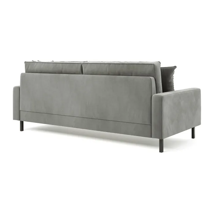 Хорошее настроение Диван прямой, серебристо-серый