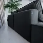 ПОРТЛЕНД Диван прямой с банкеткой серый