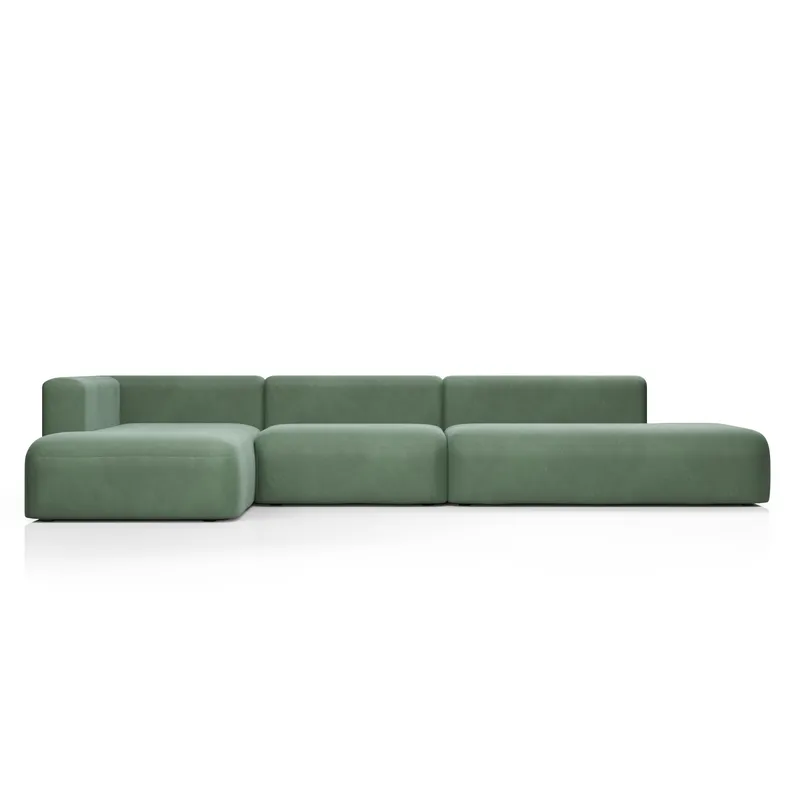 НОВЫЕ ЭМОЦИИ XL Диван угловой, темно-зеленый