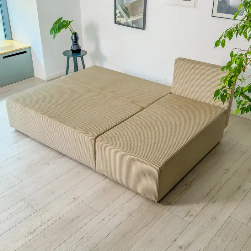 Корсо Лайт Диван прямой Cilium Cream