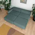 РАЙСКИЙ УГОЛОК Диван угловой изумрудный