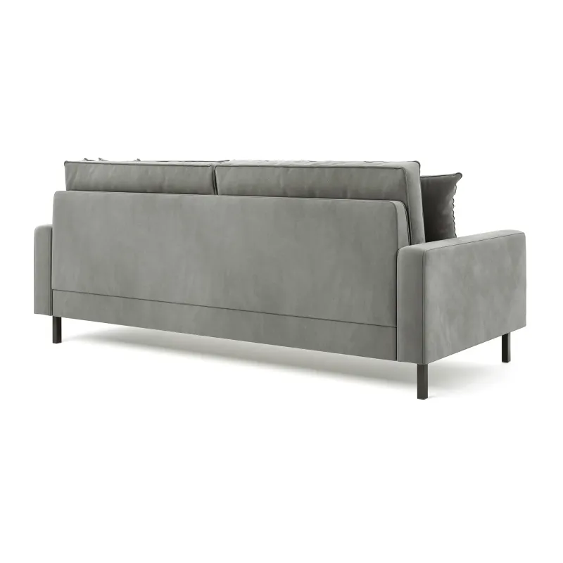 Хорошее настроение Диван прямой, серебристо-серый