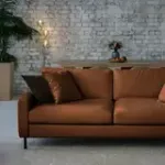 Хорошее настроение Диван прямой, медно-коричневый