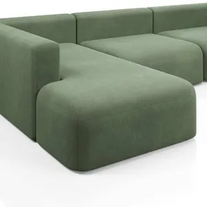 НОВЫЕ ЭМОЦИИ XL Диван угловой, темно-зеленый