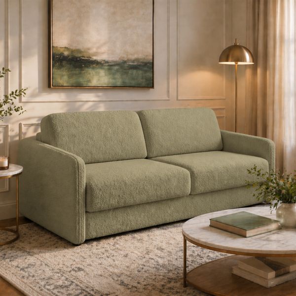 ПРОСТОЕ СЧАСТЬЕ Диван прямой оливковый