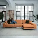 Солнечное побережье Диван угловой, персиковый