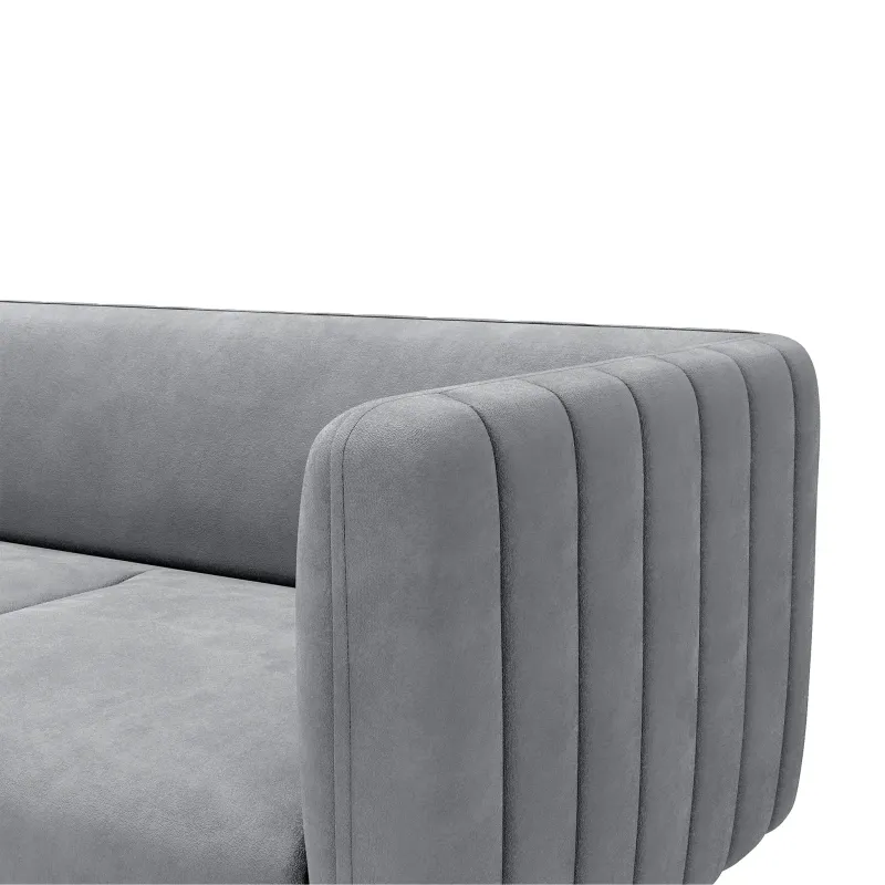 РИО Диван прямой светло-серый