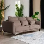 СЧАСТЛИВЫЙ ДЕНЬ Диван прямой, какао