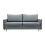 СКАНДИ Диван тканевый прямой светло-серый