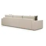 КОРСО XL Диван тканевый прямой бежевый