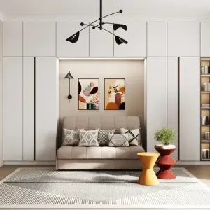 ТОКИО Складная кровать бежевая, 160x200