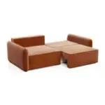 ПОРТЛЕНД Диван прямой терракотовый