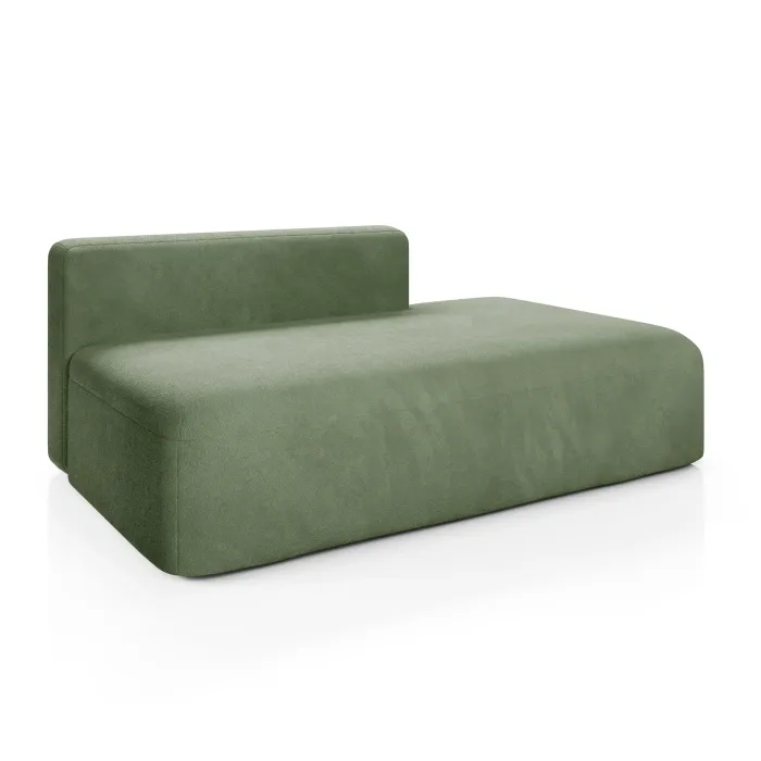 НОВЫЕ ЭМОЦИИ МИНИ Диван прямой, зеленый, банкетка справа