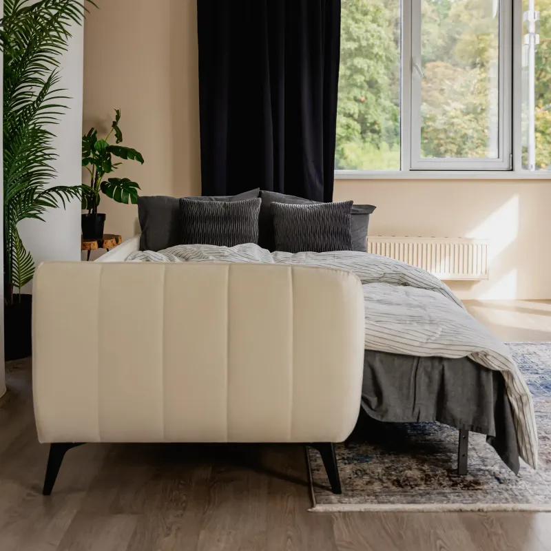 СЧАСТЛИВЫЙ ДЕНЬ Диван прямой, молочный СЧАСТЛИВЫЙ ДЕНЬ Диван прямой, молочный