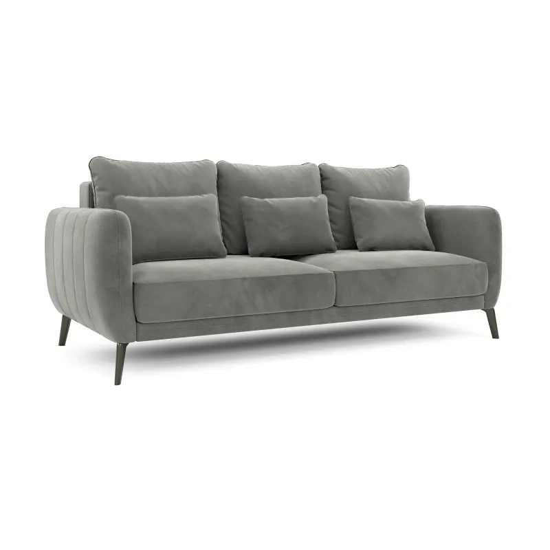 СЧАСТЛИВЫЙ ДЕНЬ Диван прямой, серый СЧАСТЛИВЫЙ ДЕНЬ Диван прямой, серый