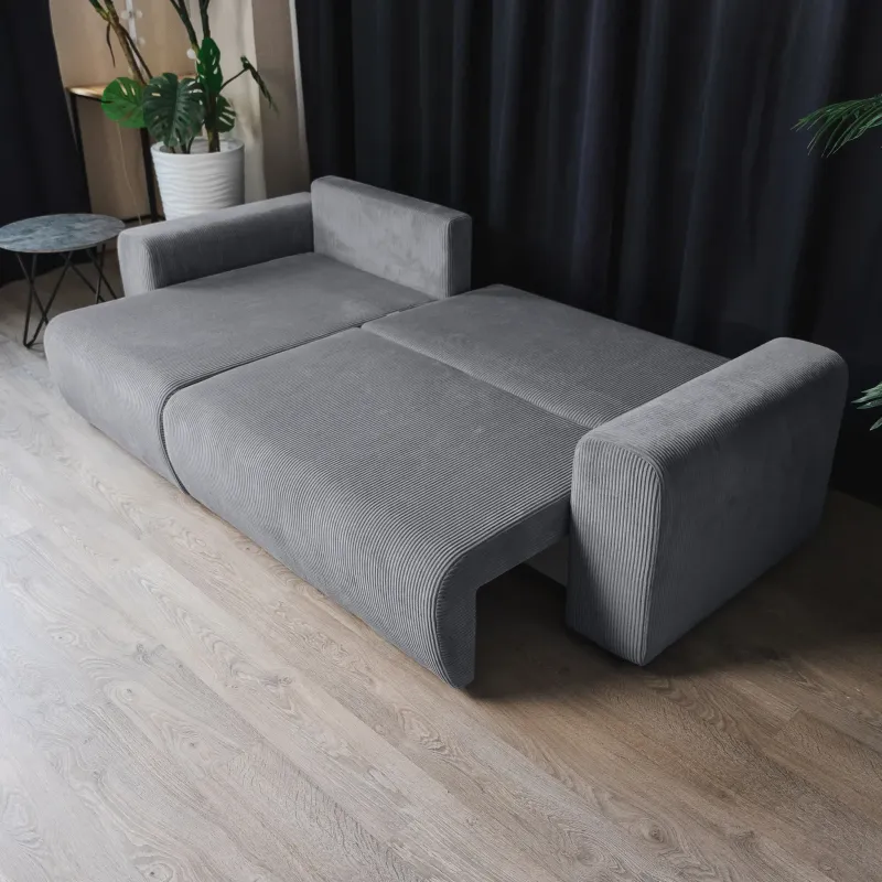 ДОЛГОЖДАННЫЙ ОТПУСК Диван угловой, серый ДОЛГОЖДАННЫЙ ОТПУСК Диван угловой, серый