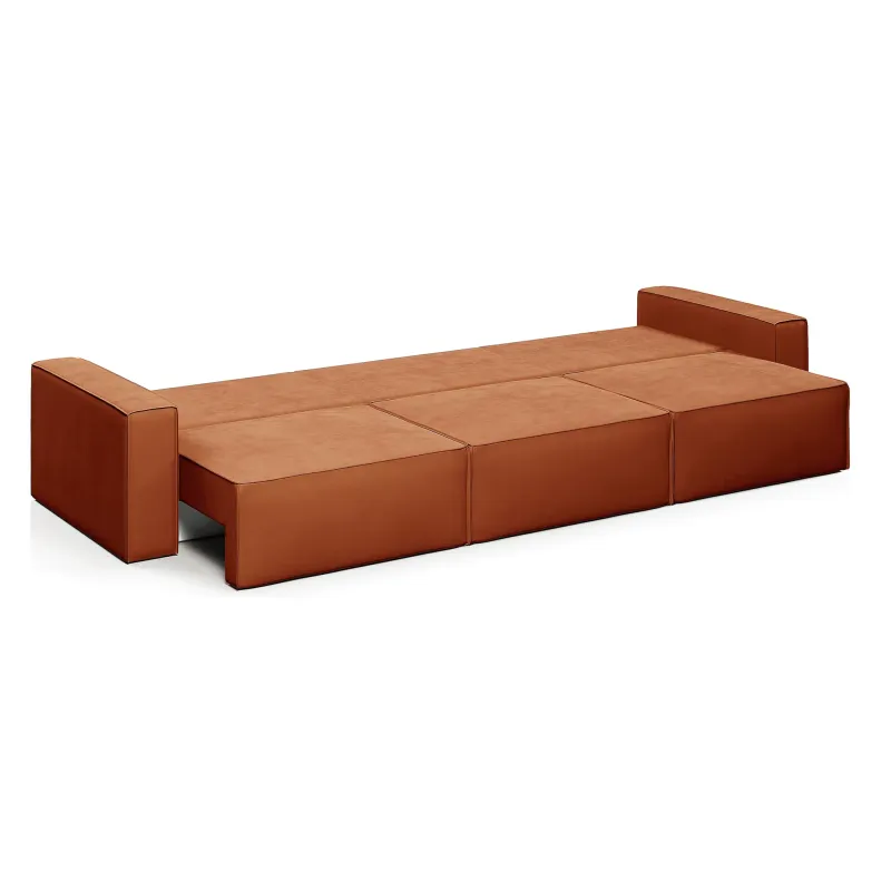 КОРСО XL Диван тканевый прямой терракотовый КОРСО XL Диван тканевый прямой терракотовый