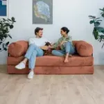 ПОЛЕЗНАЯ ПРИВЫЧКА Диван прямой, терракотовый