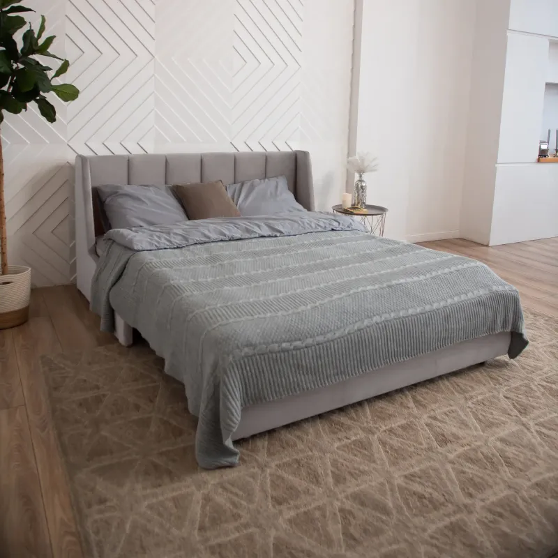 ВЕНЕЦИЯ Складная кровать серо-бежевая, 125