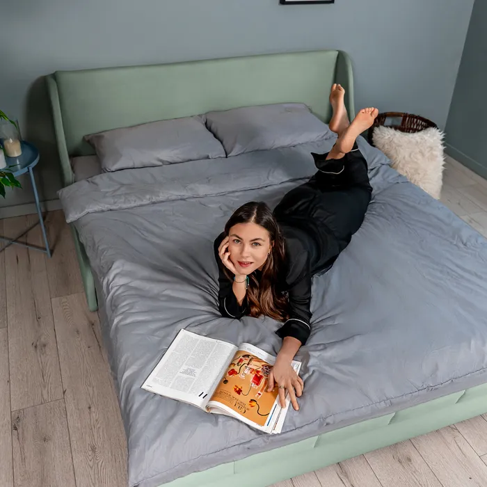 ТОКИО Складная кровать мятная, 160 ППУ