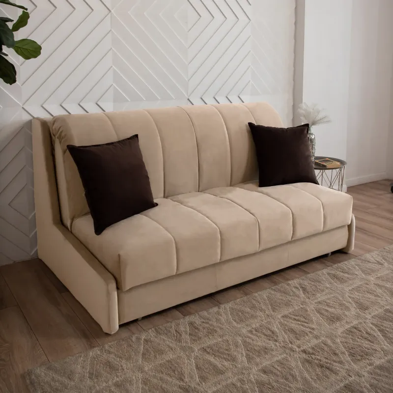 ВЕНЕЦИЯ Складная кровать светло-бежевая, 185