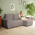 ФОРМУЛА УЮТА Диван угловой, серо-коричневый