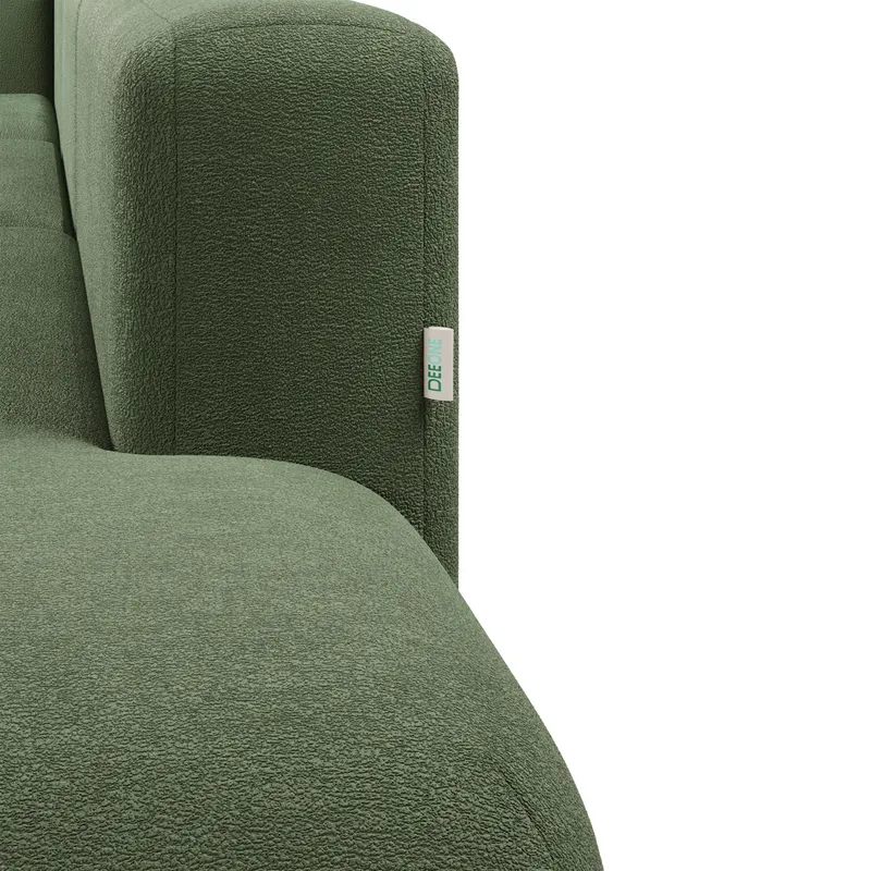 НОВЫЕ ЭМОЦИИ XL Диван угловой, темно-зеленый