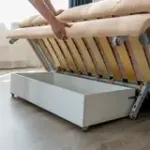 РИЧМОНД Складная кровать светло-бежевая, 125