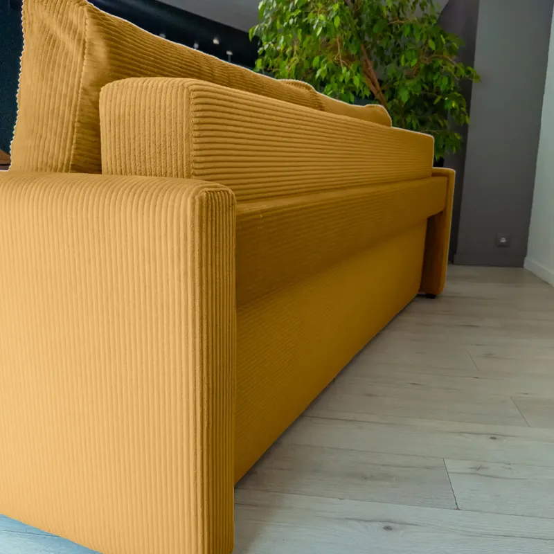 РИМИНИ Диван прямой Cilium горчичный