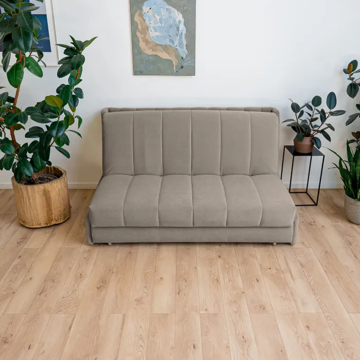 ВЕНЕЦИЯ Складная кровать серо-бежевая, 185