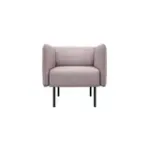 РИО Кресло тканевое розовое