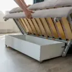 РИЧМОНД Складная кровать серо-бежевая, 125