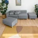 РАЙСКИЙ УГОЛОК Диван угловой серый