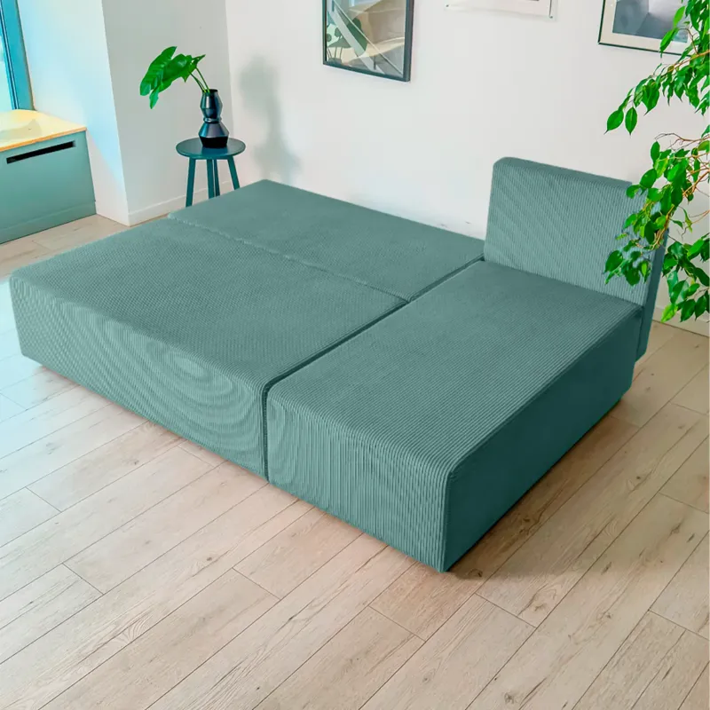 Корсо Лайт Диван угловой Cilium изумрудный