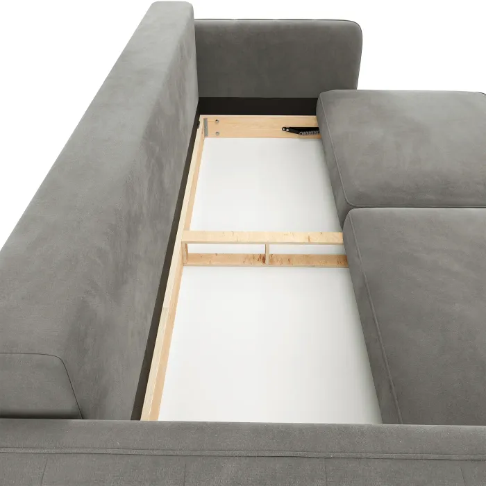 СЧАСТЛИВЫЙ ДЕНЬ Диван прямой, серый