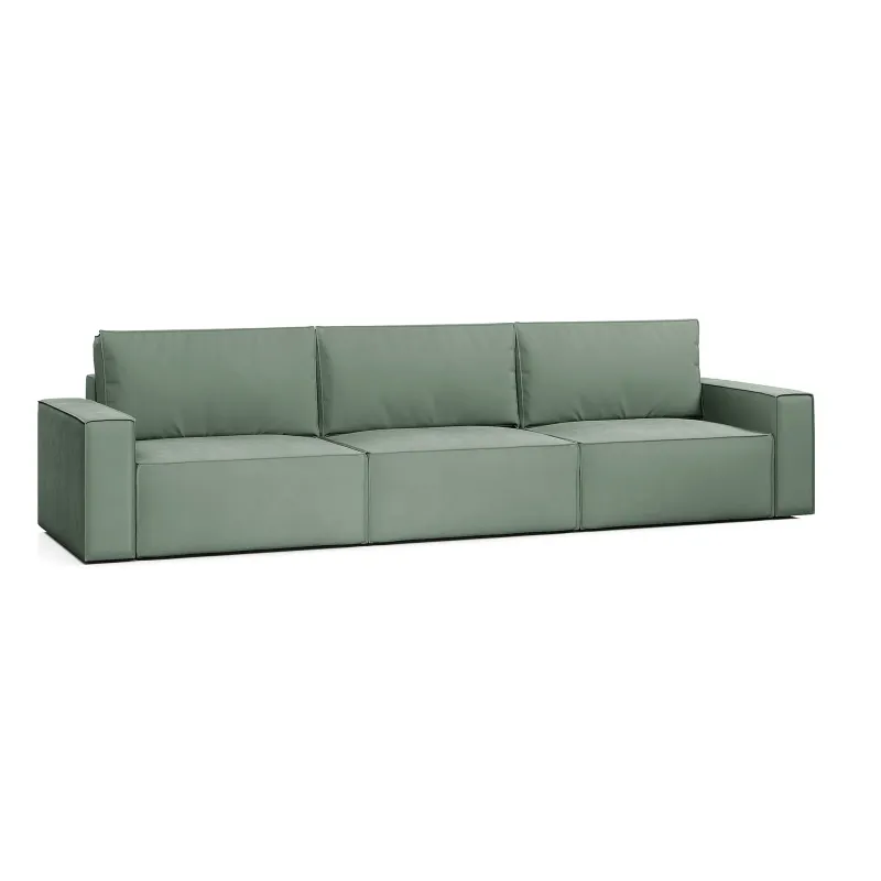 КОРСО XL Диван тканевый прямой темно-зеленый КОРСО XL Диван тканевый прямой темно-зеленый