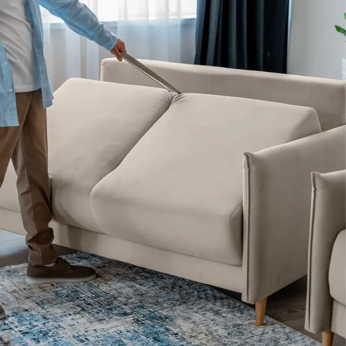 ЛУЧШИЙ ДРУГ Диван прямой бежевый