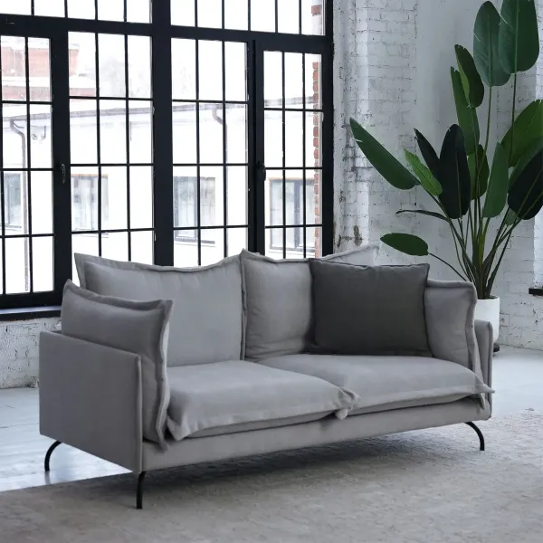 Облако комфорта Диван прямой, галечный серый