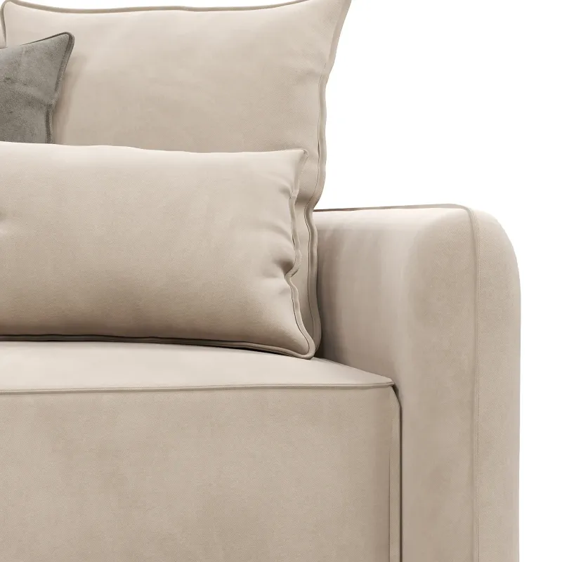 ПОРТЛЕНД Диван прямой с банкеткой светло-бежевый ПОРТЛЕНД Диван прямой с банкеткой светло-бежевый