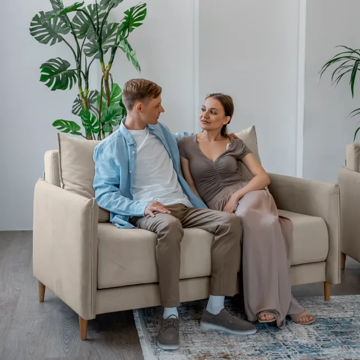 ЛУЧШИЙ ДРУГ Диван прямой бежевый