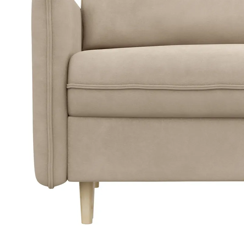 СКАНДИ Диван тканевый прямой бежевый СКАНДИ Диван тканевый прямой бежевый