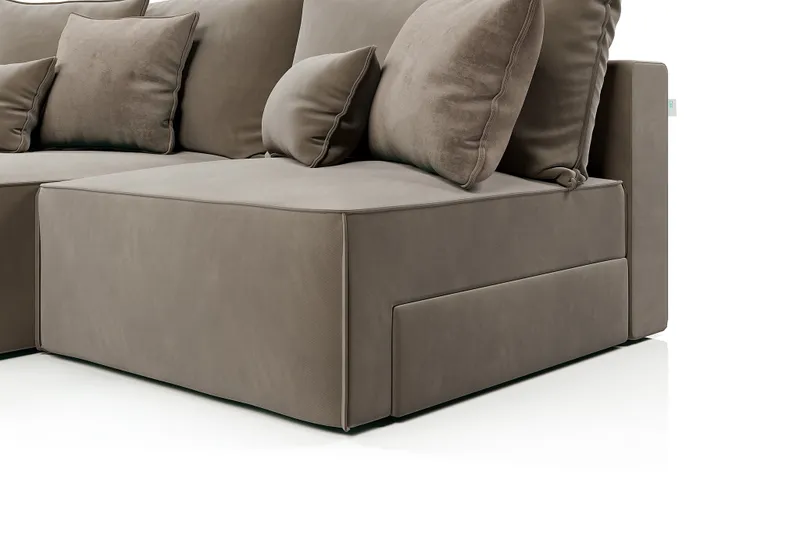 ПОРТЛЕНД Накладка для бельевого ящика, бежевая