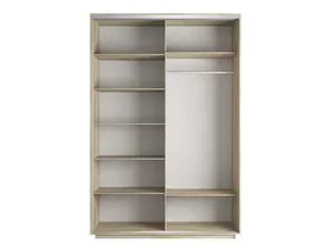 Медиум Шкаф-купе двухдверный с зеркалом, 160х220, Бежевый