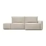 ПОРТЛЕНД Диван угловой с банкеткой светло-бежевый