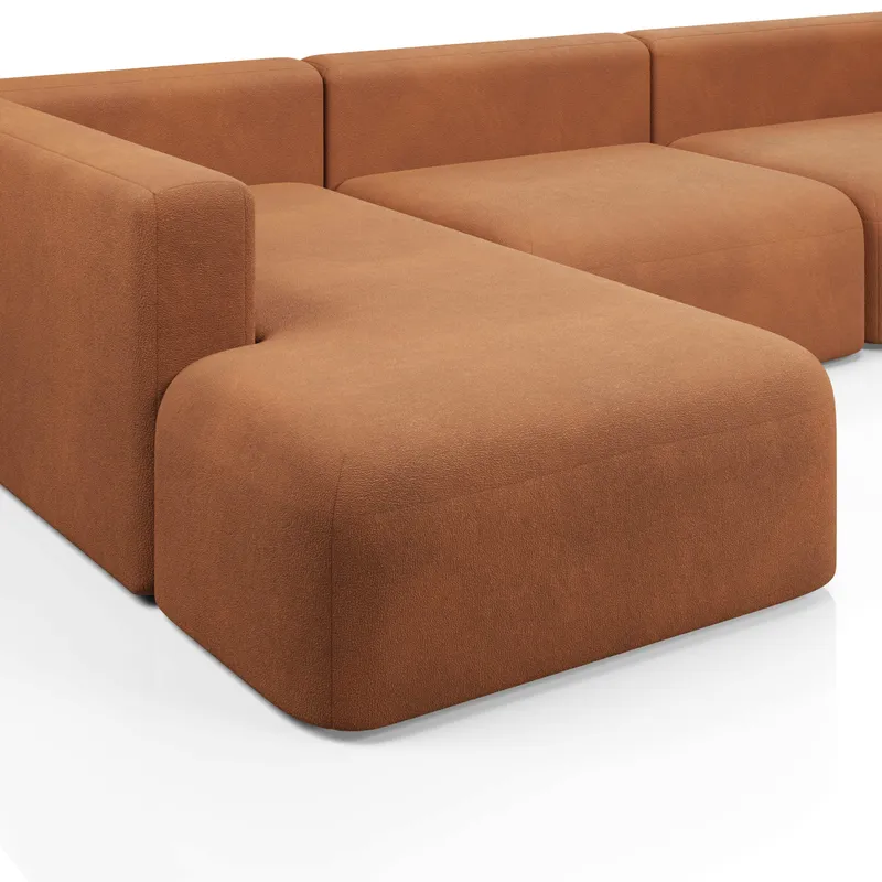 НОВЫЕ ЭМОЦИИ XL Диван угловой, терракотовый